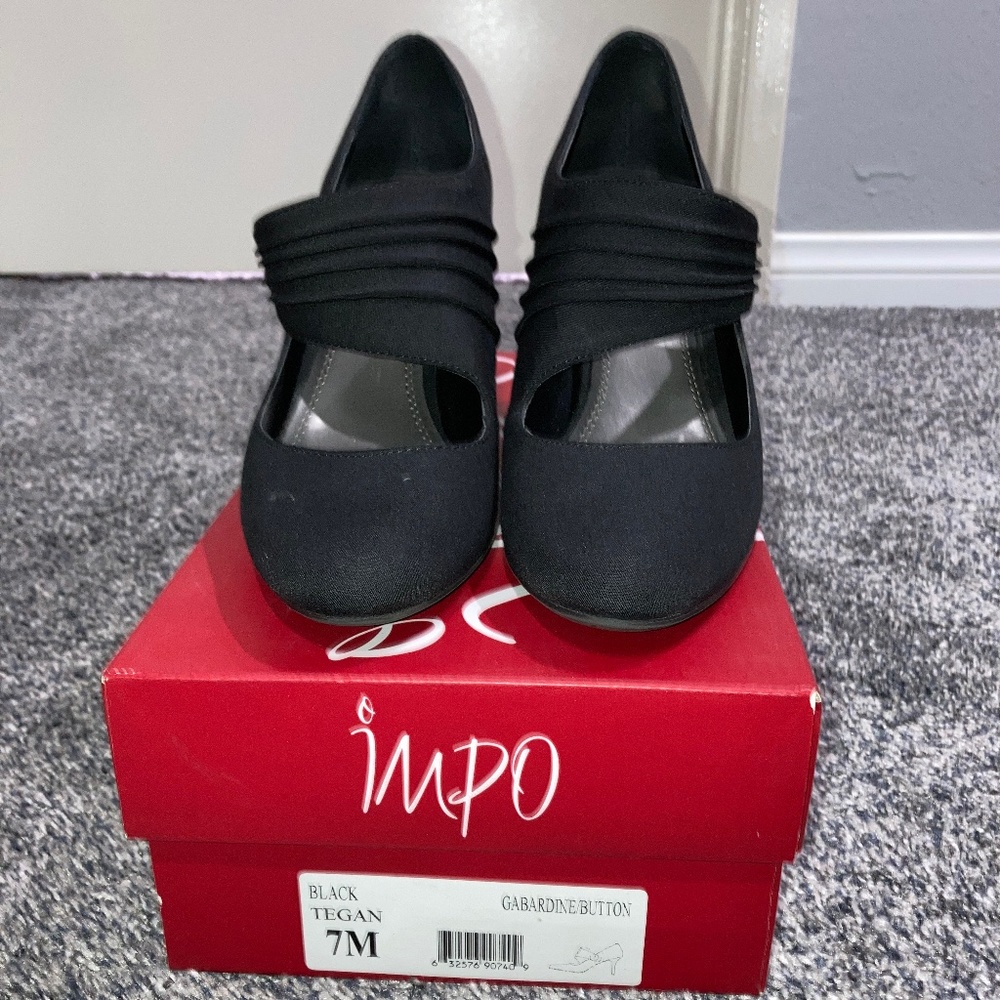 IMPO - Black Tegan GABARDINE/BUTTON  shoes